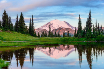 Картинка природа реки озера отражение горы америка национальный парк сша