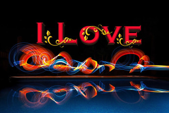 Картинка праздничные день+святого+валентина +сердечки +любовь узор фон цвета надпись
