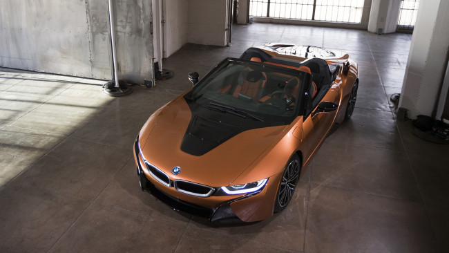 Обои картинки фото bmw i8 roadster 2019, автомобили, bmw, 2019, roadster, i8