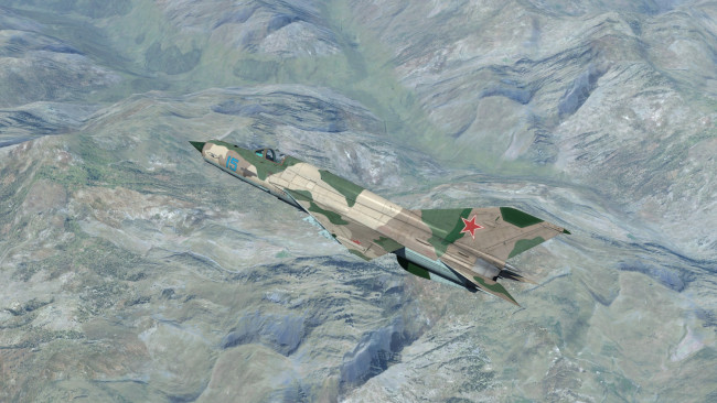 Обои картинки фото авиация, боевые самолёты, миг-21бис