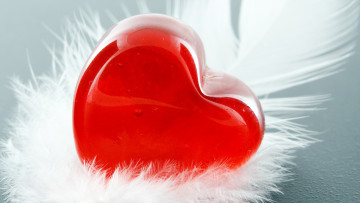 Картинка праздничные день+святого+валентина +сердечки +любовь сердечко пух