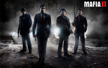 обоя видео игры, mafia ii, мафия, бандиты, оружие, машина
