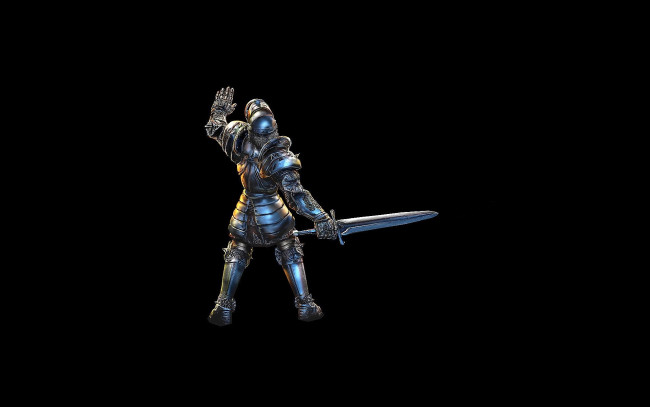 Обои картинки фото видео игры, gothic ii, рыцарь, меч