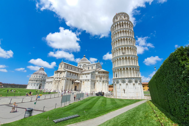 Обои картинки фото leaning tower, города, пиза , италия, leaning, tower