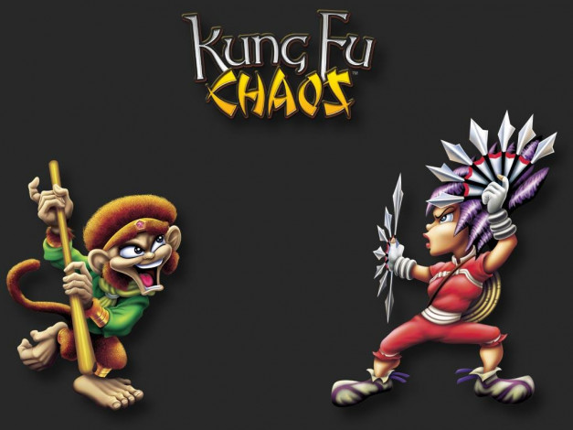 Обои картинки фото видео, игры, kung, fu, chaos