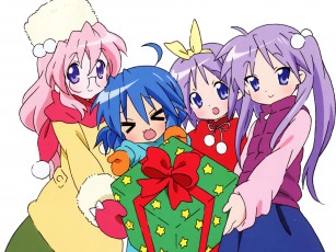 Картинка аниме lucky star