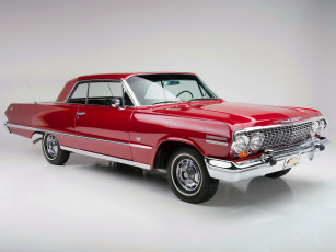 обоя chevrolet impala ss 327 hp sport coupe 1963, автомобили, chevrolet, auto