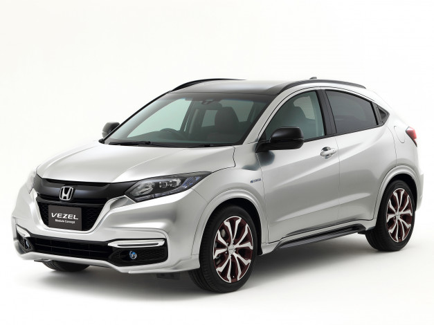 Обои картинки фото автомобили, honda, white, modulo, vezel