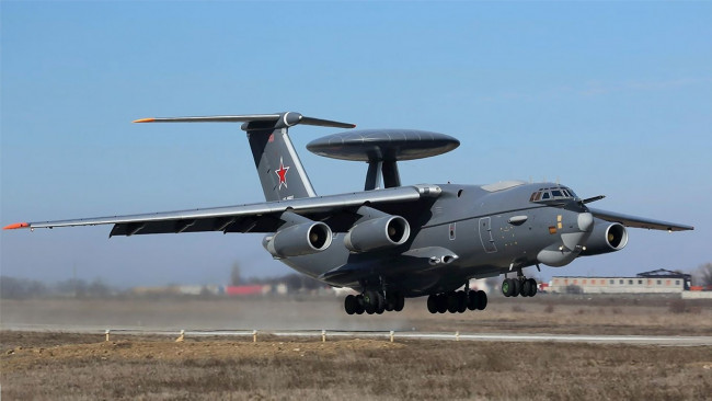 Обои картинки фото а-50, авиация, боевые самолёты, россия, дрло, самолет, боевые, самолеты, ввс