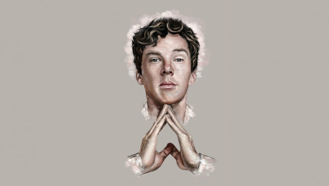 Обои картинки фото рисованное, люди, benedict, cumberbatch