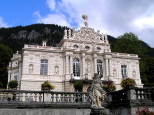 обоя linderhof, города, дворцы, замки, крепости