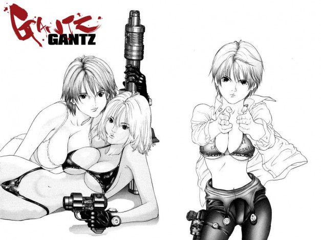 Обои картинки фото аниме, gantz