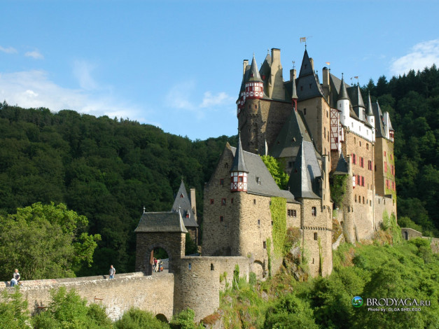 Обои картинки фото brug, eltz, города, дворцы, замки, крепости