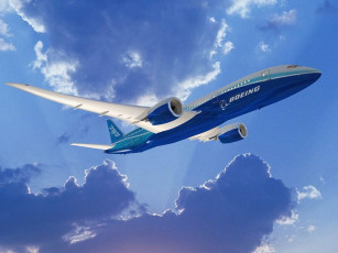 Картинка boeing 787 авиация пассажирские самолёты