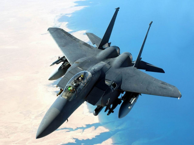 Обои картинки фото 15, eagle, авиация, боевые, самолёты