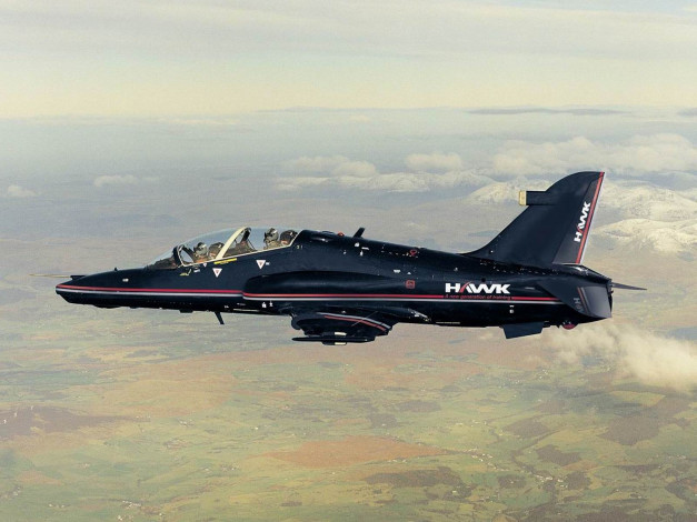 Обои картинки фото hawk, advanced, jet, fighter, авиация, боевые, самолёты