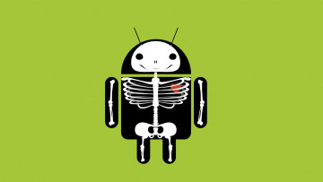 Картинка компьютеры android зелёный