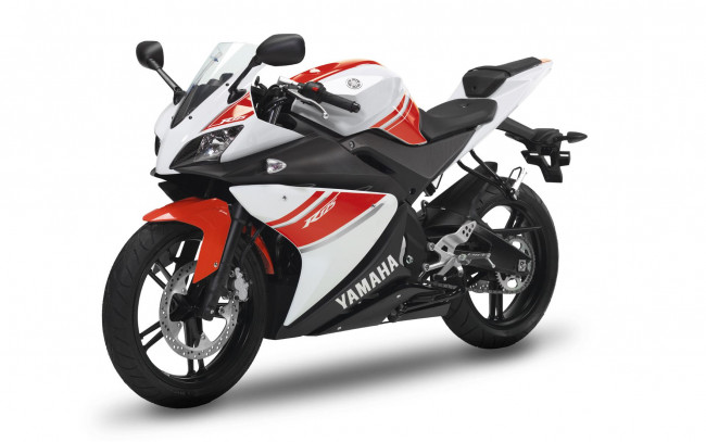 Обои картинки фото мотоциклы, yamaha, yzf-r125