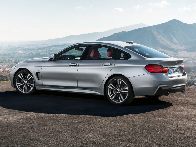 Обои картинки фото автомобили, bmw, светлый, 2014, f36, package, sport, coupе, m, gran, 435i