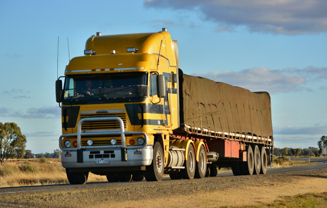 Обои картинки фото freightliner, автомобили, america, north, trucks, daimler, сша, тяжелые, тягачи, llc