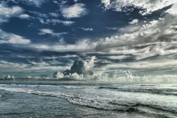 обоя природа, моря, океаны, облака, море, небо