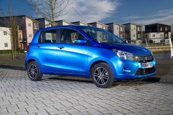 обоя автомобили, suzuki, синий, 2015г, uk-spec, celerio