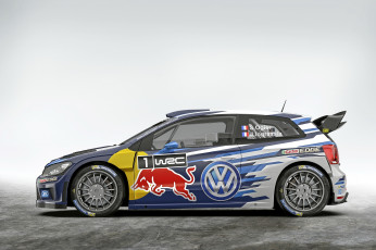 обоя автомобили, volkswagen, 2015г, r, wrc, typ, 6r, polo