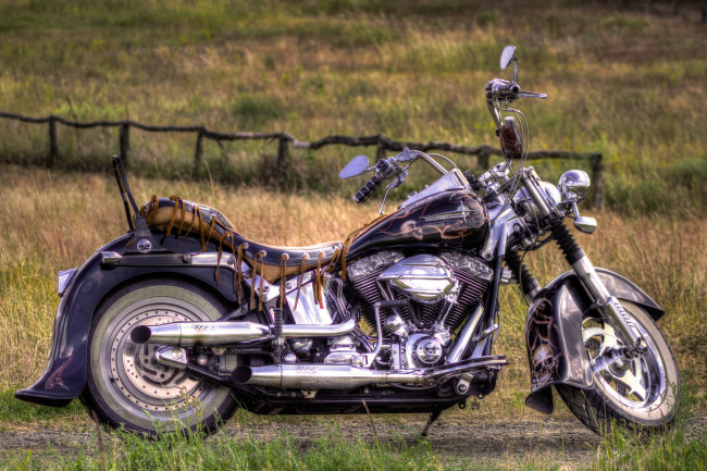 Обои картинки фото мотоциклы, harley-davidson, байк