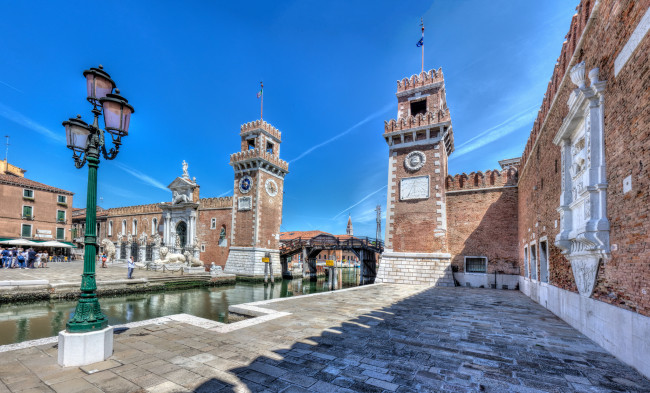 Обои картинки фото arsenale,  venice, города, венеция , италия, простор