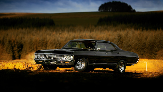 Обои картинки фото автомобили, chevrolet, 1967, impala