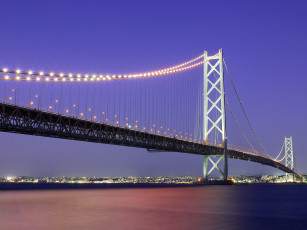 Картинка города мосты вечер мост
