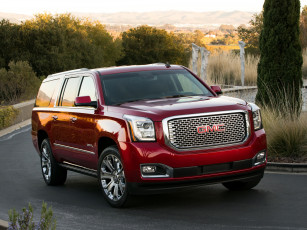 Картинка автомобили gm-gmc gmc красный 2014 xl denali yukon