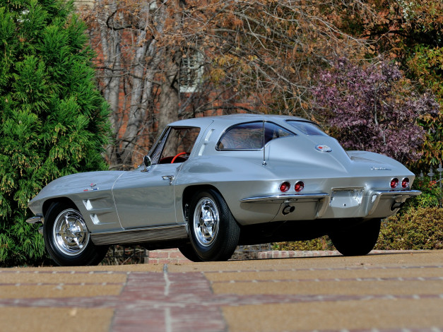 Обои картинки фото автомобили, corvette, ray, sting, 1963, c2, z06