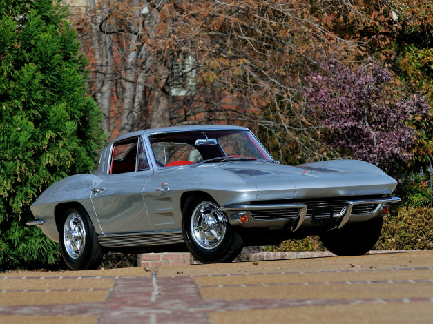Обои картинки фото автомобили, corvette, z06, ray, sting, c2, 1963