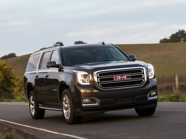 Обои картинки фото автомобили, gm-gmc, 2014, xl, yukon, темный, gmc