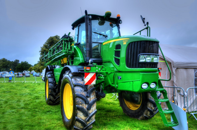 Обои картинки фото john deere 5430i, техника, тракторы, трактор, колесный, универсальный