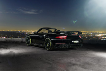 Картинка автомобили porsche 2016г cabriolet 991 turbo 911 techart