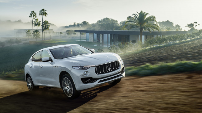 Обои картинки фото автомобили, maserati, 2016г, levante