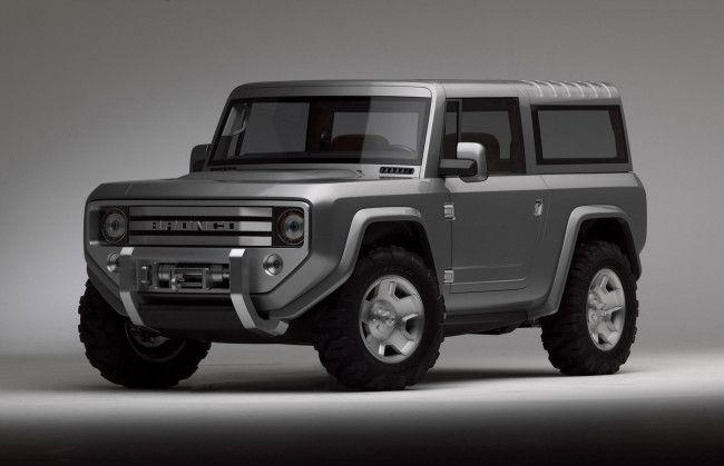 Обои картинки фото 2004 ford bronco concept, автомобили, ford, car, concept, bronco, 2004, серый, фон, внедорожник, джип