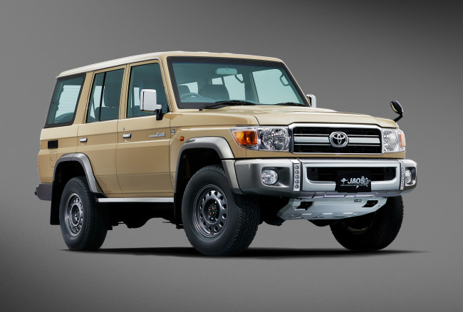 Обои картинки фото автомобили, toyota, jaos, land, cruiser, van, 30th, anniversary, grj76k, 2014г