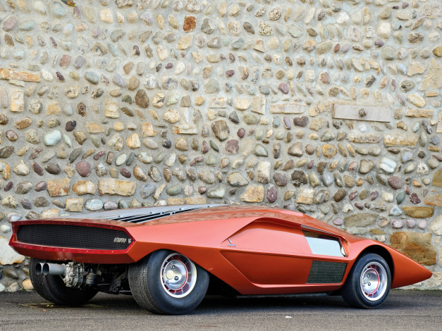 Обои картинки фото автомобили, bertone, lancia, stratos, zero, concept