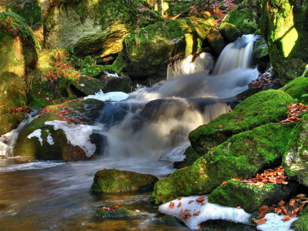 Обои картинки фото природа, водопады, австрия, исперталь