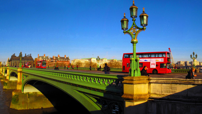 Обои картинки фото города, лондон, великобритания, westminster, bridge, london
