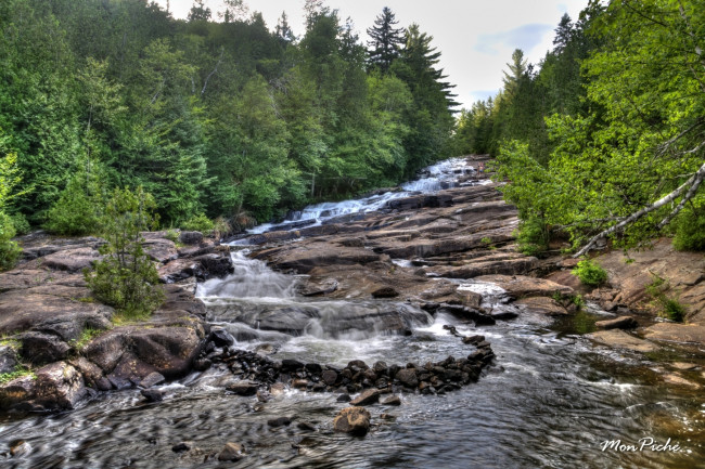 Обои картинки фото the, waterfalls, of, la, mauricie, national, park, природа, водопады, квебек