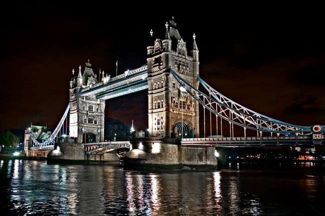 Обои картинки фото tower, bridge, города, лондон, великобритания, тауэр, мост