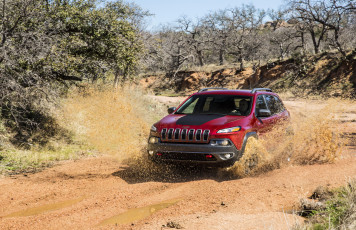 Картинка 2014 jeep cherokee trailhawk автомобили