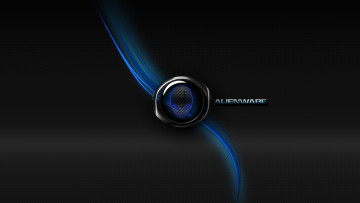 Картинка компьютеры alienware фон логотип