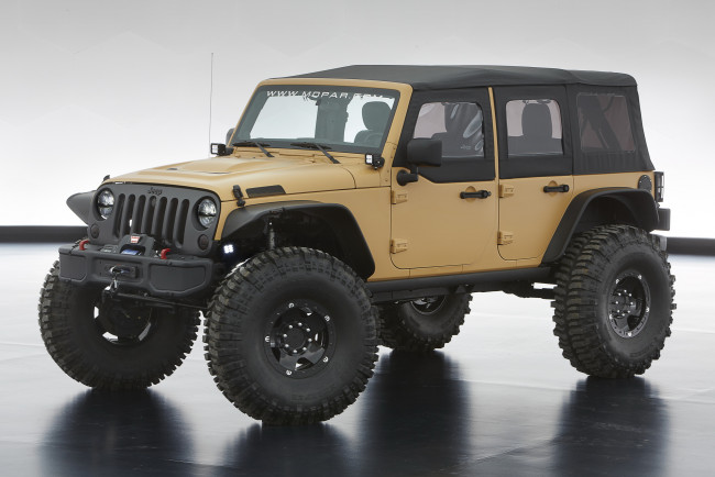 Обои картинки фото 2013, jeep, wrangler, sand, trooper, ii, автомобили