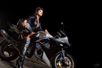 Картинка мотоциклы мото+с+девушкой vortex шлем сапоги девушка мотоцикл