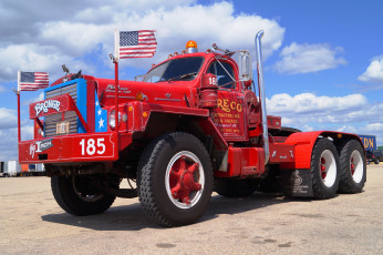 Картинка 1966+mack+truck+model+b-815 автомобили mack trucks inc тяжелые грузовики сша